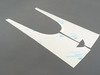 ES#2101989 - 51142184350 - Dual Sport Stripes - White - For the Countryman Hood and Trunk - Genuine MINI - MINI