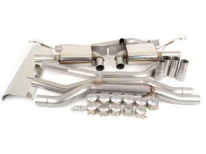 ES#2827891 - SSXPO018 - Cat-Back Exhaust System - Non-Resonated - (NO LONGER AVAILABLE) - 2.75" stainless steel exhaust for use with stock tips - Milltek Sport - 