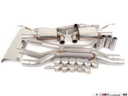 ES#2827891 - SSXPO018 - Cat-Back Exhaust System - Non-Resonated - (NO LONGER AVAILABLE) - 2.75" stainless steel exhaust for use with stock tips - Milltek Sport - 