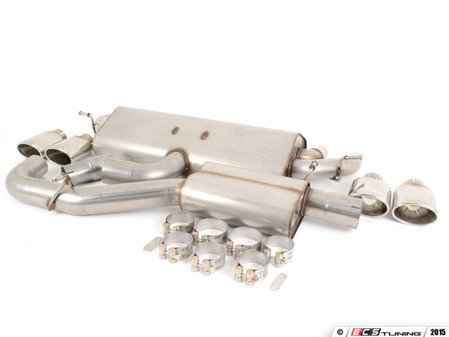 ES#2918098 - SSXVW308 - 3" Cat-Back Exhaust System - Resonated - Get that Exhaust tone you've been looking for! Features 3" construction with quad Polished oval tips. - Milltek Sport - 