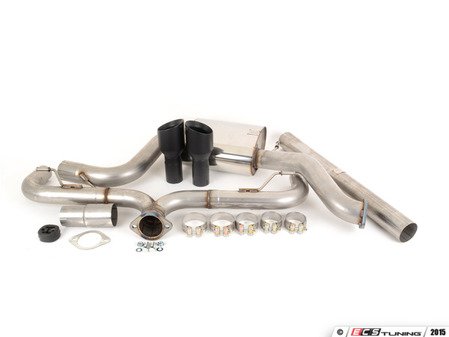 ES#2828275 - SSXVW272 - 3" Cat-Back Exhaust System - Non-Resonated  - Get that Exhaust tone you've been looking for! Features 3" construction with 4" Matte Black "GT100" style tips. - Milltek Sport - Volkswagen