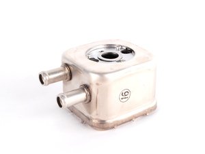 ES#271002 - 028117021E - Oil Cooler - Common source of undiscoverable coolant leaks - Genuine Volkswagen Audi - Audi Volkswagen