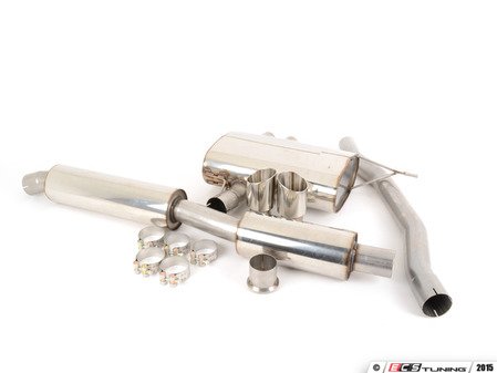ES#2872981 - SSXM413 - Cat-Back Exhaust System - Resonated Dual GT90 - 2.75" stainless steel with Dual GT90 Polished Tips - Milltek Sport - MINI