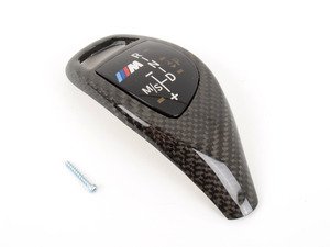 ES#2727553 - 61312350446 - Automatic Shift Knob Trim - Carbon Fiber - (NO LONGER AVAILABLE) - M Performance carbon fiber trim for your shift knob - Genuine BMW M Performance - 