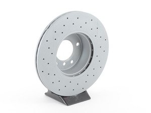 ES#2763176 - 34116855006xd - Front Cross Drilled Brake Rotor - Zimmermann - 