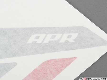 ES#2959983 - Pm100333 - APR Sideburn Sticker - Silver/Red - Set of 2 APR side fender decals - APR - Audi Volkswagen