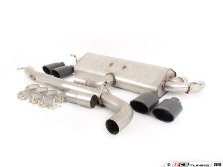 ES#2918095 - SSXVW306 - 3" Cat-Back Exhaust System - Non-Resonated - Get that Exhaust tone you've been looking for! Features 3" construction with quad Black Velvet oval tips. - Milltek Sport - 