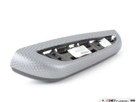 ES#112782 - 51437896100 - Aluminium Armrest - Rear Right - SchwCube Silb - Genuine BMW - BMW