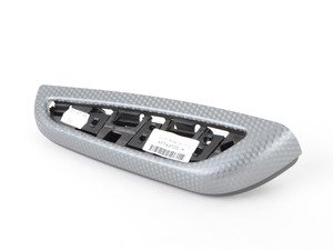 ES#112781 - 51437896099 - Aluminium Armrest - Rear Left - SchwCube Silb - Genuine BMW - BMW