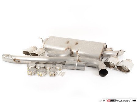 ES#2918096 - SSXVW307 - 3" Cat-Back Exhaust System - Non-Resonated - Get that Exhaust tone you've been looking for! Features 3" construction with quad Polished oval tips. - Milltek Sport - 