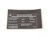 ES#2612029 - 71227649774 - Exhaust Emissions Label - Genuine BMW - BMW