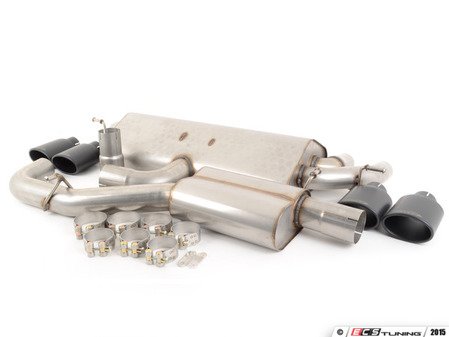 ES#2918097 - SSXVW309 - 3" Cat-Back Exhaust System - Resonated - Get that Exhaust tone you've been looking for! Features 3" construction with quad Black Velvet oval tips. - Milltek Sport - 