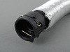 ES#342947 - 3C0122073BR - Coolant Hose - Hose from heater core to coolant flange with heat deflecting wrap - Genuine Volkswagen Audi - Volkswagen