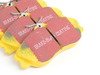 ES#521083 - DP4711R - YellowStuff Performance Front Brake Pad Set - EBC's premium sport street pad that offers high friction levels and heat fade resistance - EBC - Audi Volkswagen