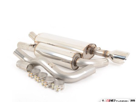 ES#2828167 - SSXVW151 - 2.5" Cat-Back Exhaust System - Resonated - Get that Exhaust tone you've been looking for, features 4" "GT100" style tip! - Milltek Sport - Volkswagen