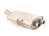 ES#2827806 - SSXM017 - Cat-Back Exhaust System - Resonated Twin Oval Jet - 2.50" stainless steel with Twin Oval Jet polished tips - Milltek Sport - MINI