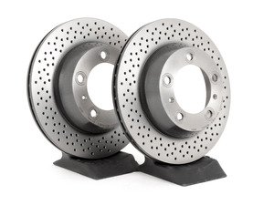 ES#2877811 - 98735240101KT1 - Rear Brake Rotors - Pair (299x20) - Restore the stopping power in your vehicle. - Brembo - Porsche