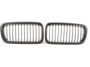 ES#1892443 - BM01-3801-B - ECS Kidney Grille Set - Matte Black  - (NO LONGER AVAILABLE) - Add Euro styling to your BMW in minutes! - ECS - 