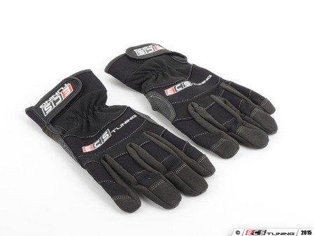 ES#2863430 - 012845ECS01A - Black Mechanics Work Gloves - Medium  - (NO LONGER AVAILABLE) - Protection for your hands while you work. No more scrapes and cuts. - Schwaben for ECS - 