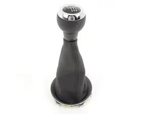 Manual Transmission Shift Knob W/ Boot - Silver