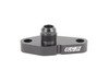 ES#2960611 - 004136ECS04A - Turbocharger PCV Adapter Plate  - Add a catch can to your stock turbocharger with this billet breather adapter - ECS - Audi