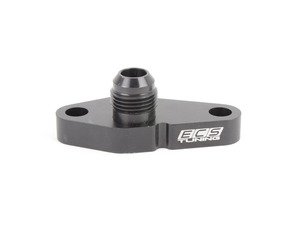 ES#2960611 - 004136ECS04A - Turbocharger PCV Adapter Plate  - Add a catch can to your stock turbocharger with this billet breather adapter - ECS - Audi