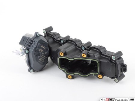 ES#2737536 - 059129712CB - Intake Manifold - Right - Includes gaskets and flapper motor - Genuine Volkswagen Audi - Audi