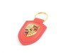 ES#2748396 - WAP0500920E -  Red Crested Key Fob - Key ring to organize all of your keys, while showing Zuffenhausen pride - Genuine Porsche - Porsche
