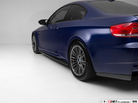 ES#2952281 - 012499ecs08a - Carbon Fiber Side Skirt Extensions - Set your M3 apart and make a lasting impression - ECS - BMW