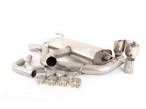 ES#2828135 - SSXVW113 - MK6 GTI 2.0T 2.75" Cat-Back Exhaust System - Non-Resonated - Get that Exhaust tone you've been looking for! Features 2.75" construction with Polished 4" "GT100" style tips. - Milltek Sport - Volkswagen