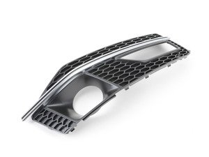 ES#2540964 - 8K0807682Q01C - Fog Light Grille - Satin Black - Right - Keep your exterior looking clean - Genuine Volkswagen Audi - Audi