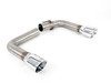 ES#2771709 - 15352 - Performance Cat-Back Exhaust System  - 2.5" stainless steel with 3.5" polished dual exit single tips - Magnaflow - Audi