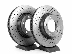 ES#2834510 - 99635140904kt2KT - Front Brake Rotors - Pair 12.99" (330mm)  - Directional front axle fitment - Both left and right - Brembo - Porsche