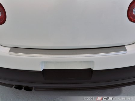 ES#9790 - 1K0061195 - Bumper Scuff Plate - Satin Finished Stainless Steel - Volkswagen Zubehor - Volkswagen
