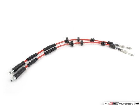 ES#2637118 - 002563ECS03A - Exact-Fit Stainless Steel Brake Lines - Front - (NO LONGER AVAILABLE) - DOT-compliant kit to improve pedal feel in your vehicle. - ECS - BMW