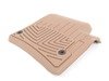 ES#2837805 - 452451 - Front FloorLiner - Tan - Laser measured for perfect fitment and ultimate protection against moisture and debris - WeatherTech - Porsche