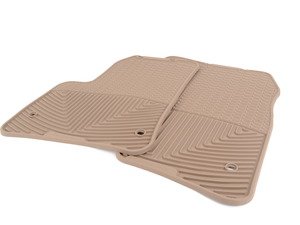 ES#2194954 - W46TN - Front All-Weather Floor Mats - Tan - All-weather protection to endure the harshest conditions - WeatherTech - Volkswagen Porsche