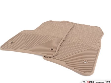ES#2194954 - W46TN - Front All-Weather Floor Mats - Tan - All-weather protection to endure the harshest conditions - WeatherTech - Volkswagen Porsche
