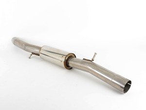 ES#2827542 - SSXAU425 - Cat-Back Exhaust System - Resonated - 3" stainless steel with dual 100mm black Cerakote tips - Milltek Sport - Audi