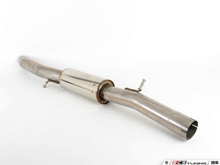 ES#2827542 - SSXAU425 - Cat-Back Exhaust System - Resonated - 3" stainless steel with dual 100mm black Cerakote tips - Milltek Sport - Audi