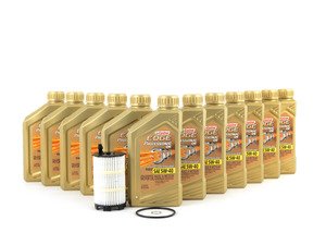 ES#2763408 - C6D3S6KT2 - Oil Service Kit - Everything you need for your next engine oil service - Genuine Volkswagen Audi - Audi