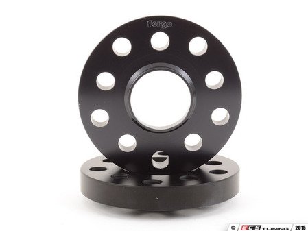 ES#2855834 - FMWS20 - Forge Wheel Spacers - 20mm (Pair) - Pair of 20mm anodized black 5x100/5x112 wheel spacers - Forge - Volkswagen