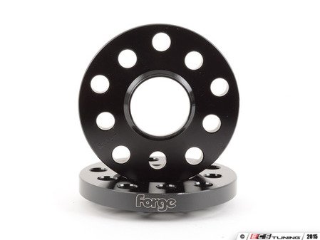 ES#2855833 - FMWS16 - Forge Wheel Spacers - 16mm (Pair) - Pair of 16mm anodized black 5x100/5x112 wheel spacers - Forge - Volkswagen