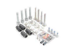 ES#2777353 - 5K0698451A2KT -  Rear Pad and Rotor installation kit - Everything you need for a rear pad and rotor service - Assembled By ECS - Volkswagen