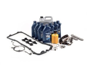 ES#2592864 - 11311432176KT3 - Timing Chain Kit - Everything you need to get the job done, including coolant, oil and filter - Assembled By ECS - BMW