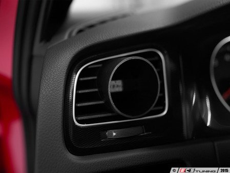 ES#2931520 - 006472ECS01 - Angled Gauge Vent Pod - Gauge mounting pod to mount any 52mm (2 1/16") gauge into your left side air vent - ECS - Volkswagen