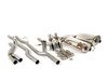 ES#2917844 - SSXAU516 - Cat-Back Exhaust System - Non-Resonated - 2.5" stainless steel with dual GT 100mm polished tips - Milltek Sport - Audi