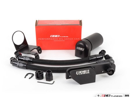 ES#2954131 - 006350ecs01-01KT -  ECS Tuning FSI Baffled Oil Catch Can System - Keep your intake tract clean and oil free, with our ECS Baffled Oil Catch Can System - ECS - Audi Volkswagen
