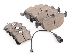 ES#2763610 - EUR682KT - Front & Rear Euro Ceramic Brake Pad Kit - Restore your stopping power with this complete pad kit for all four corners! - Akebono - Audi