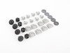 ES#2765460 - 8D0863821SKT3 - Front Belly Pan Installation Hardware Kit - Don't allow your belly pan to drag across the ground - Genuine Volkswagen Audi - Audi Volkswagen
